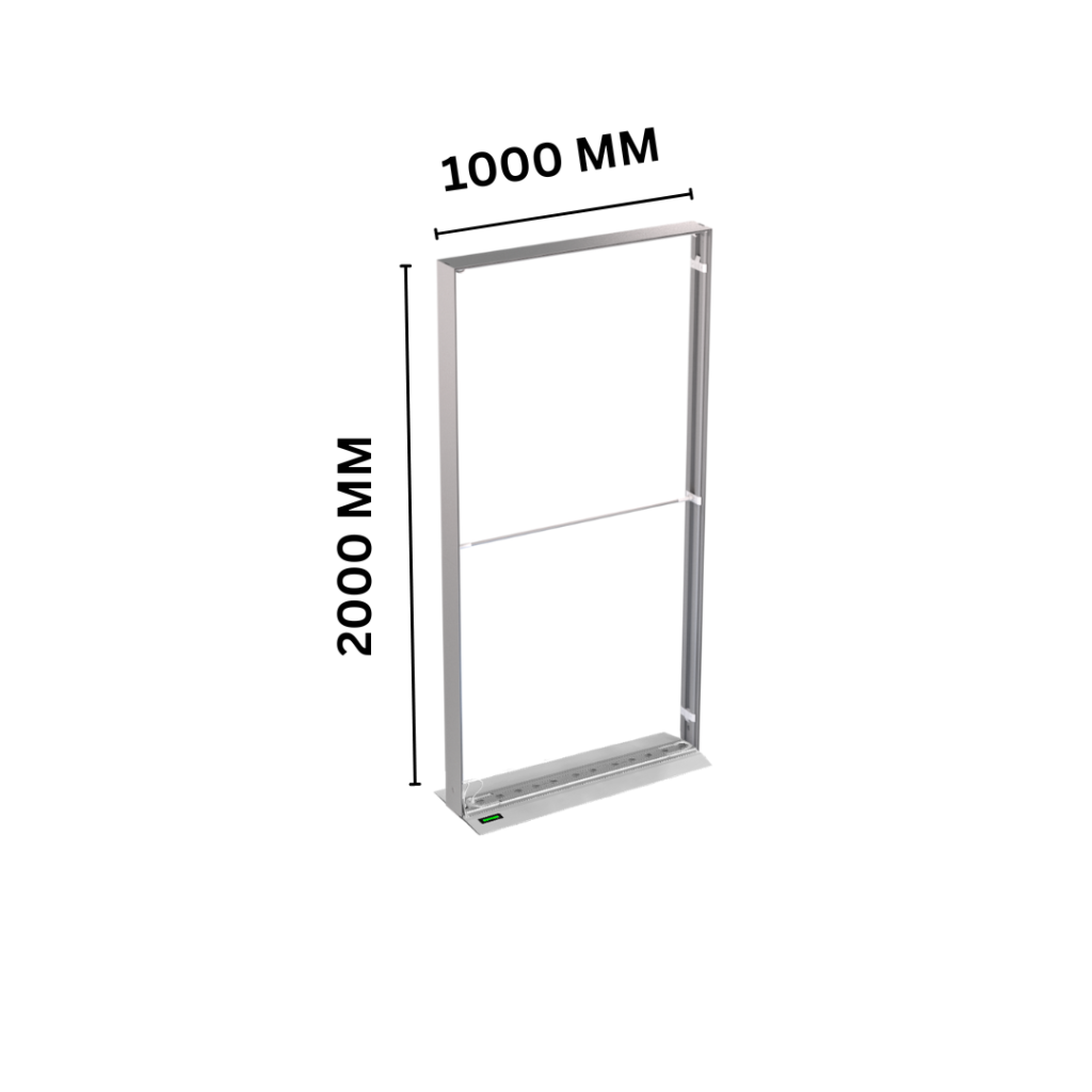 Battery operated 2000x1000 mm mobile light box india