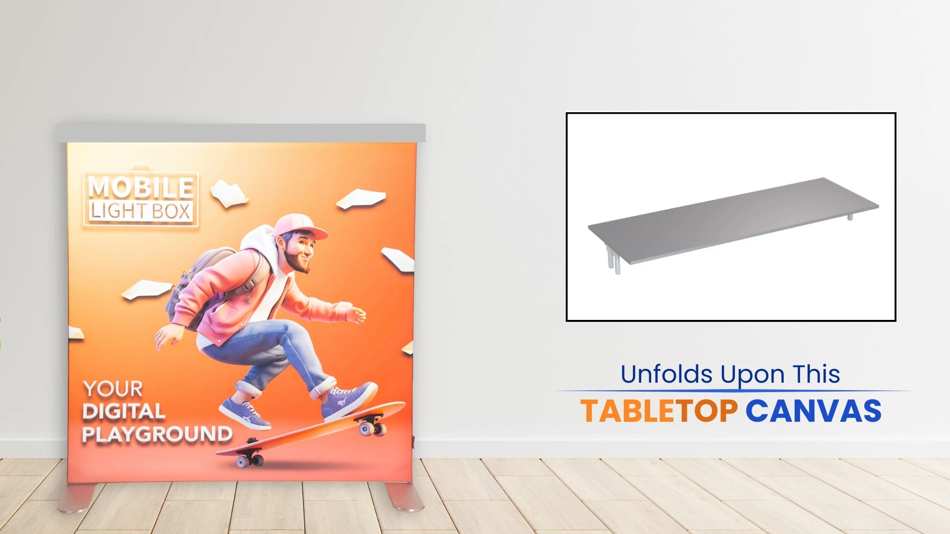 counter top mobile light box india